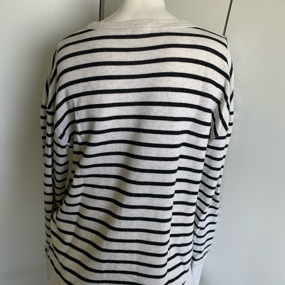 J.Crew cheers medium striped sweatshirt - Picture 4 of 4